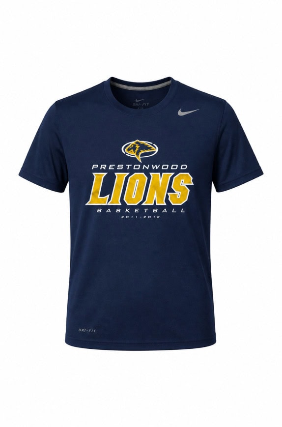 NIKE GRAPHIC TEE SPORTSWEAR NAVY MEN PRE OWNED S