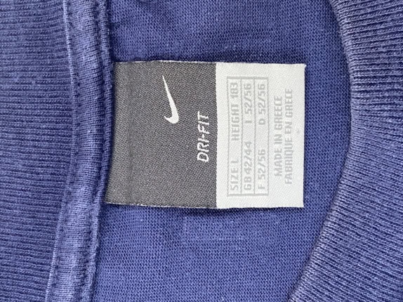 NIKE GRAPHIC TEE SPORTSWEAR NAVY MEN PRE OWNED M