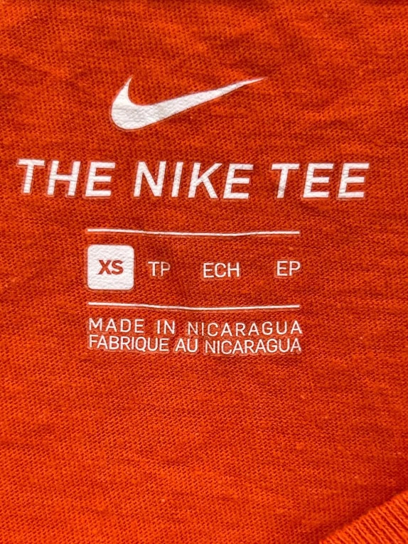 NIKE GRAPHIC TEE SPORTSWEAR ARANCIONE UOMO PRE OWNED XS