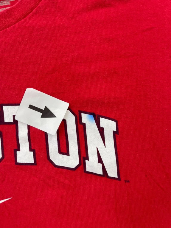 NIKE GRAPHIC TEE SPORTSWEAR RED MEN PRE OWNED
