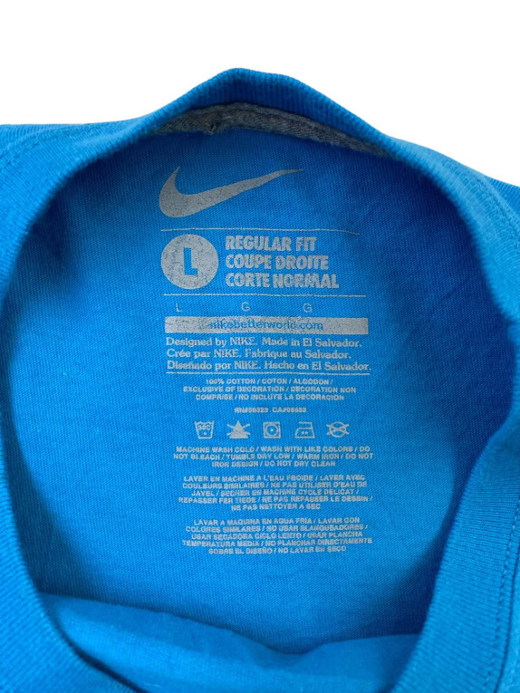 NIKE GRAPHIC TEE STREETWEAR BLUE ΑΝΤΡΙΚΟ PRE OWNED L