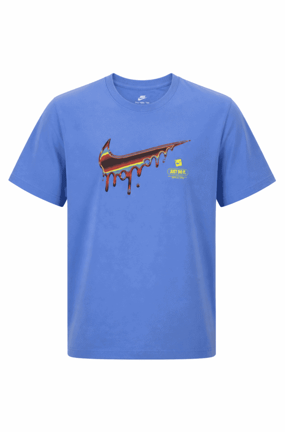 NIKE GRAPHIC TEE STREETWEAR BLUE ΑΝΤΡΙΚΟ PRE OWNED M