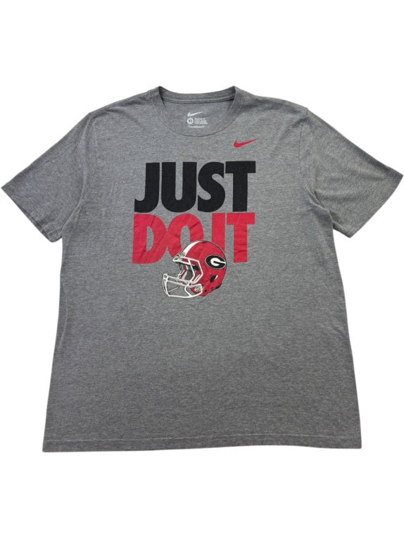 NIKE GRAPHIC TEE STREETWEAR ΓΚΡΙ ΑΝΤΡΙΚΟ PRE OWNED L