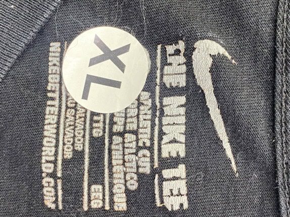 NIKE GRAPHIC TEE STREETWEAR ΜΑΥΡΟ ΑΝΤΡΙΚΟ PRE OWNED XL