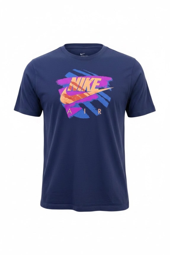 NIKE GRAPHIC TEE STREETWEAR NAVY ΑΝΤΡΙΚΟ PRE OWNED M