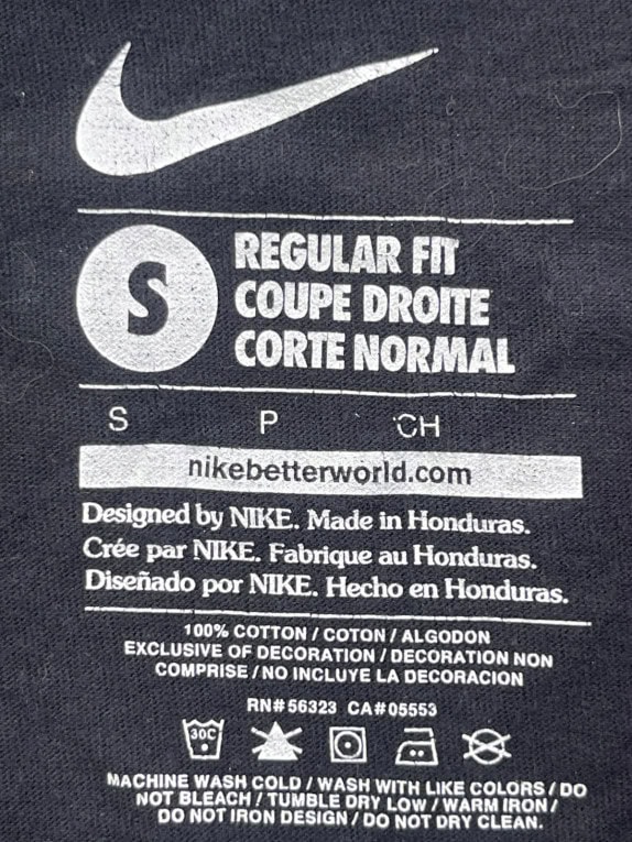 NIKE GRAPHIC TEE STREETWEAR NAVY ΑΝΤΡΙΚΟ PRE OWNED S