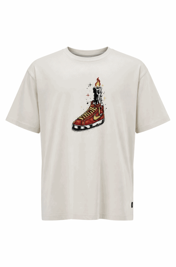 NIKE GRAPHIC TEE STREETWEAR OFF WHITE UOMO PRE OWNED M