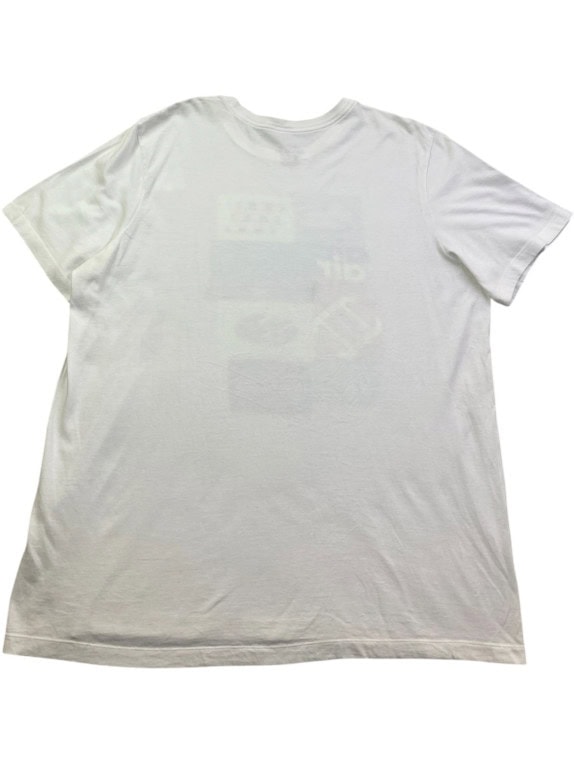 NIKE GRAPHIC TEE Y2K WHITE MEN PRE OWNED XL