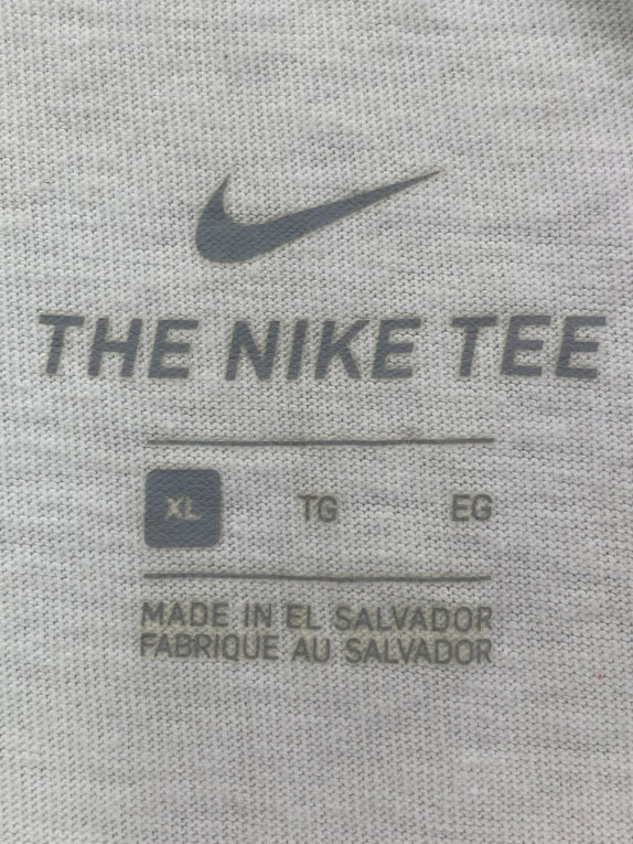 NIKE GRAPHIC TEE Y2K WHITE MEN PRE OWNED XL