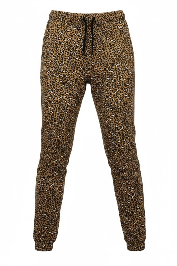Nike Γυναικεία Φόρμα Jogger Animal Print Καφέ XS
