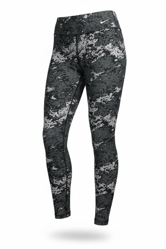 Nike Leggings da donna Dri-FIT fantasia grigio/nero taglia M