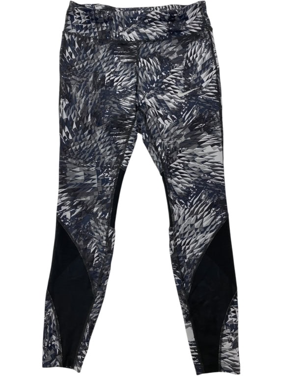 Nike Women’s Dri-FIT Printed Leggings Grey/Black Size M