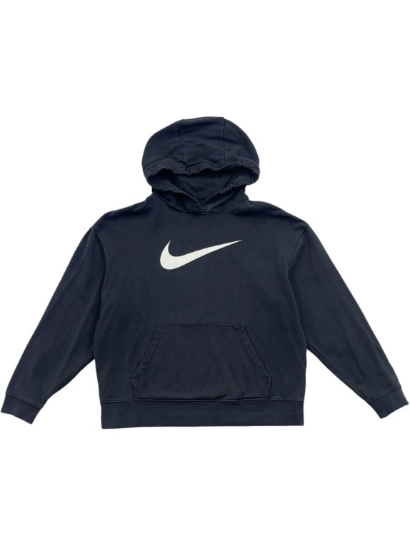 Nike Hoodie Big Logo Μαύρο Unisex M