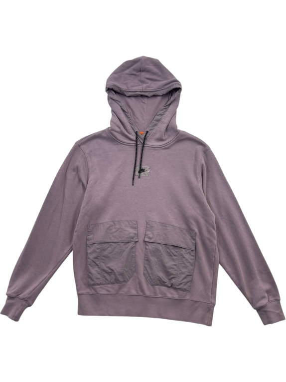 Nike Hoodie Γκρι με Utility Τσέπες Unisex M