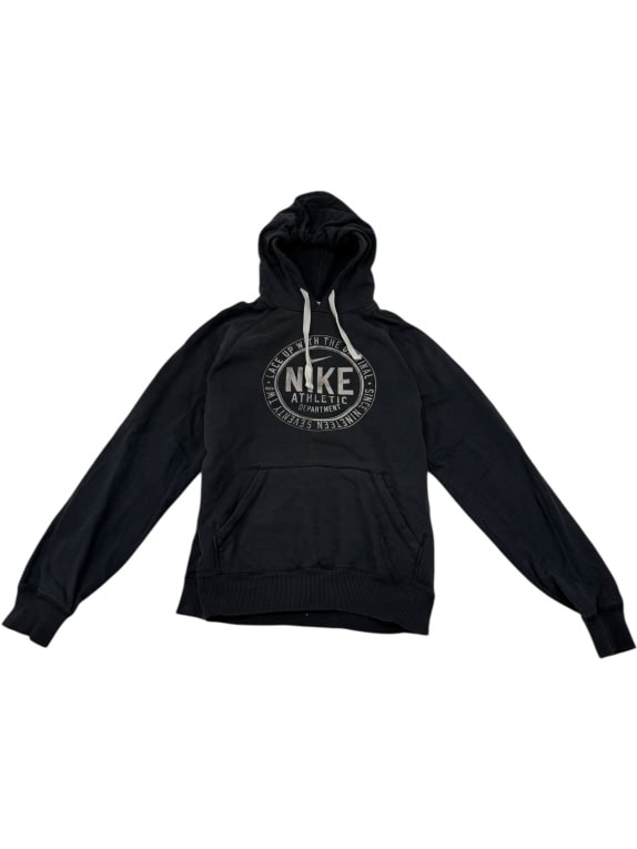 NIKE HOODIE ΜΑΥΡΟ ΜΕ VINTAGE ATHLETIC GRAPHIC - S