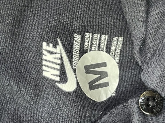 NIKE HOODIE MINIMAL BLACK ΑΝΤΡΙΚΟ PRE OWNED M