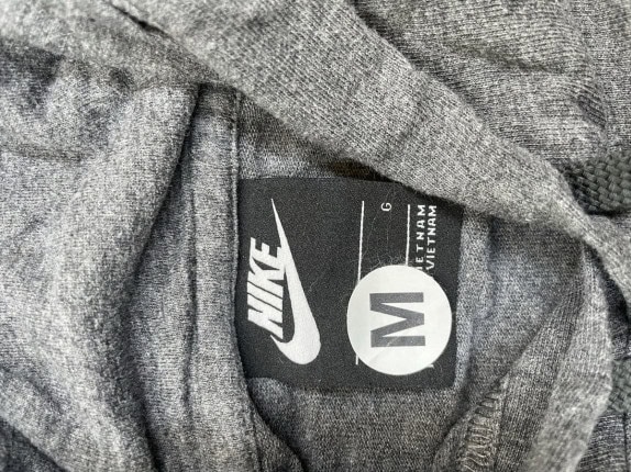 NIKE HOODIE MINIMAL ΓΚΡΙ ΑΝΤΡΙΚΟ PRE OWNED M