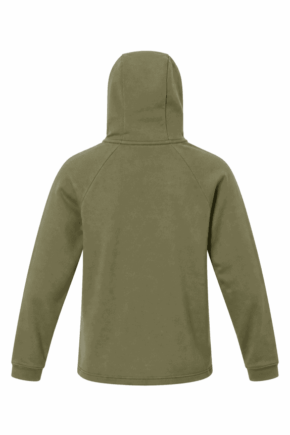 NIKE FELPA CON CAPPUCCIO MINIMAL OLIVE UOMO PRE OWNED S