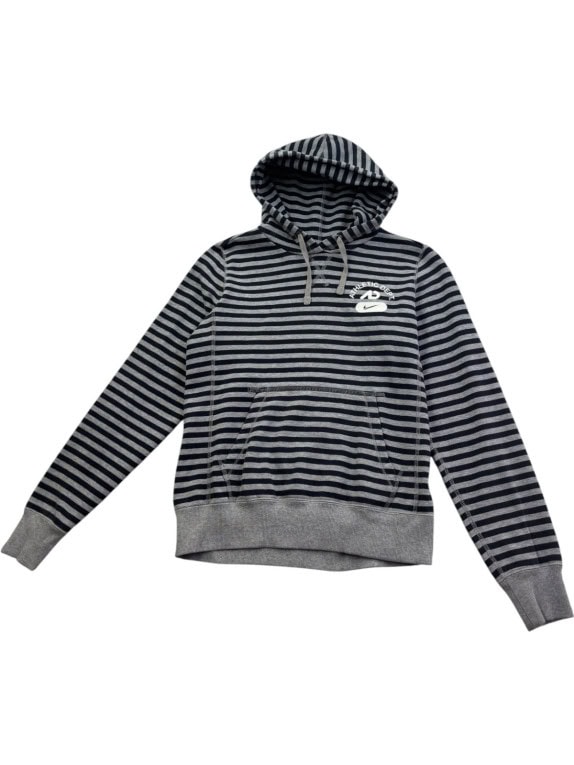NIKE HOODIE SPORTSWEAR ΡΙΓΕ NAVY ΓΚΡΙ UNISEX PRE OWNED S