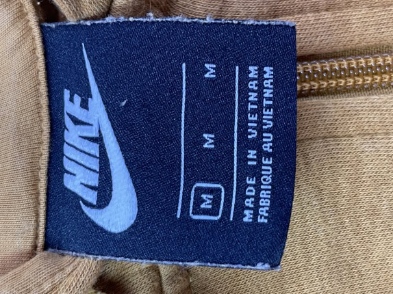 NIKE HOODIE STREETWEAR MΟΥΣΤΑΡΔΙ ΓΥΝΑΙΚΕΙΟ PRE OWNED M