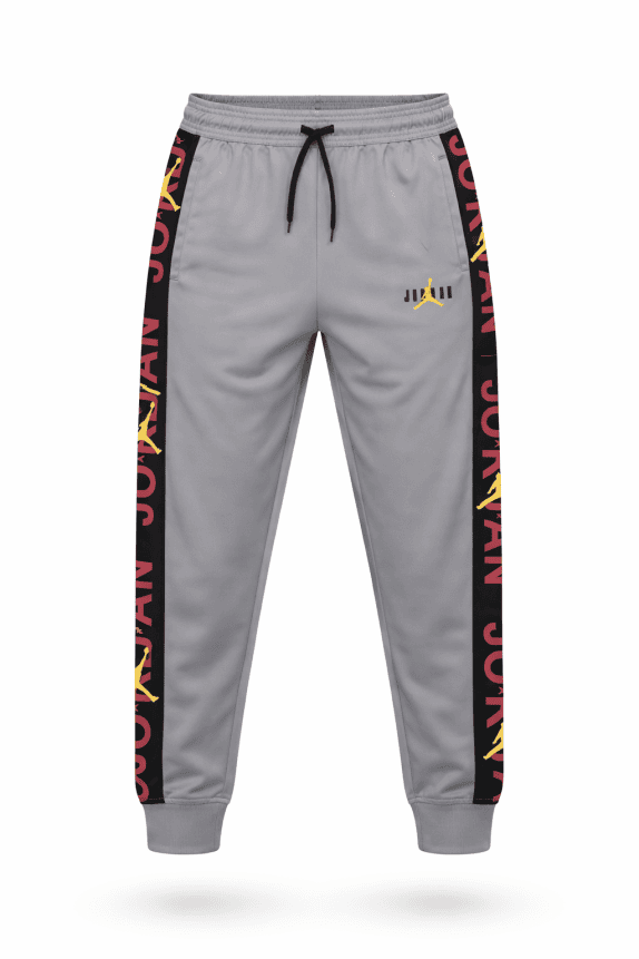 JORDAN JOGGER PANTS STREETWEAR GRIGIO UOMO PRE OWNED L