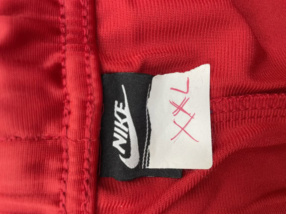 NIKE JOGGER PANTS STREETWEAR RED MEN PRE OWNED XXL