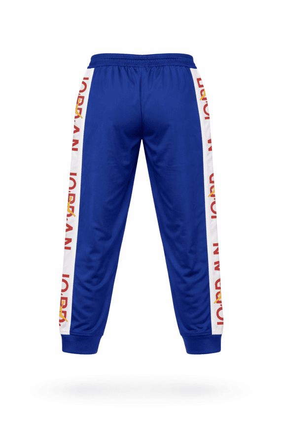 NIKE JORDAN JOGGER PANTS SPORTY BLUE MEN PRE OWNED L