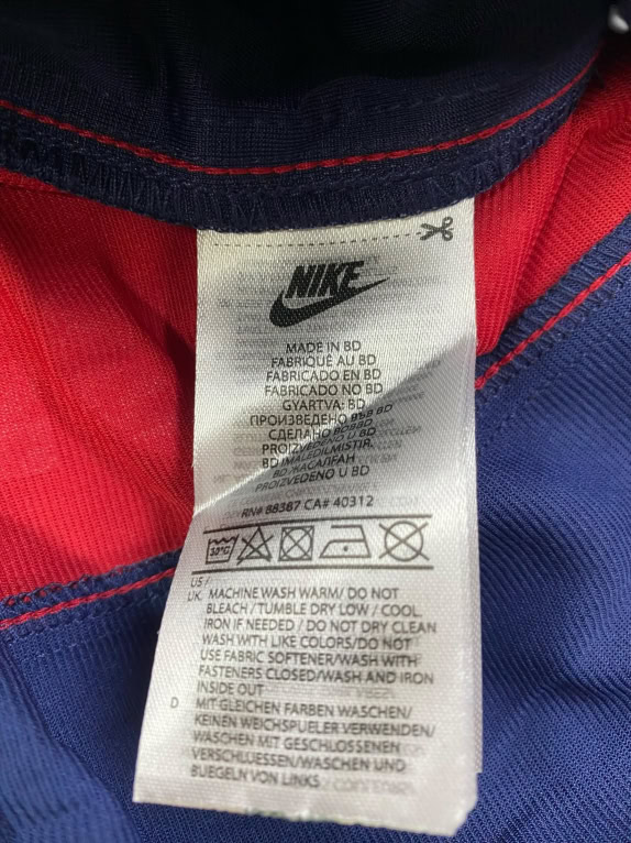 NIKE JORDAN pantaloni jogger della tuta con nastro logo blu scuro da uomo S