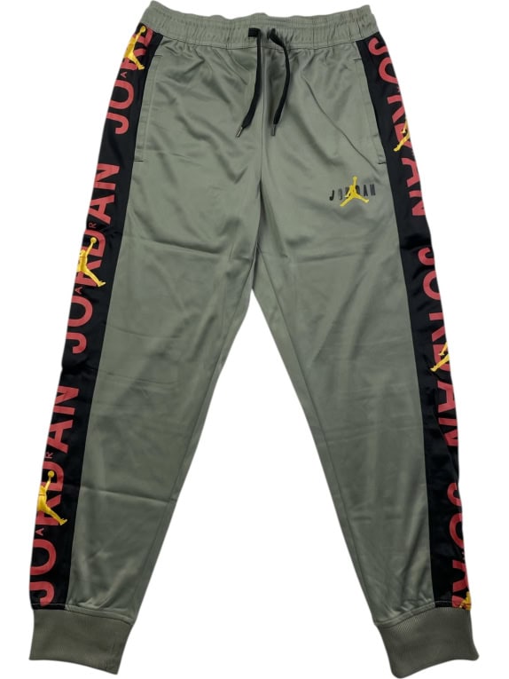 NIKE JORDAN ΠΑΝΤΕΛΟΝΙ ΦΟΡΜΑΣ JOGGER ΜΕ ΛΟΓΟΤΥΠΟ ΚΑΙ ΠΛΑΪΝΕΣ ΦΑΣΕΣ ΧΑΚΙ ΑΝΔΡΙΚΟ S