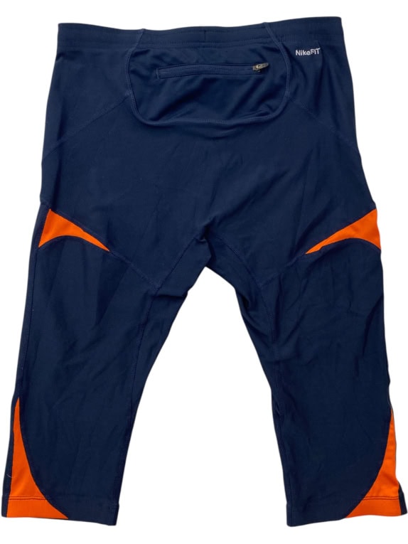 Nike Leggings sportivi 3/4 Dri-FIT Logo blu da uomo M