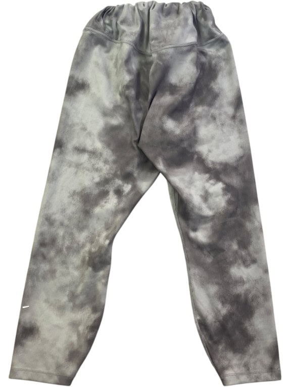 NIKE LEGGINGS ATHLETIC TIE DYE GREY WOMEN PRE OWNED L