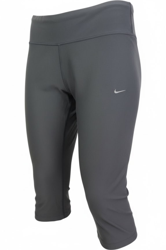 NIKE Κολάν Biker Dri-FIT Minimal Logo Γκρι Γυναικείο M