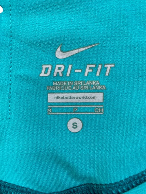 NIKE ΚΟΛΑΝ DRI-FIT ATHLETIC CAPRI ΜΕΛΑΝΖΕ ΤΙΡΚΟΥΑΖ ΓΥΝΑΙΚΕΙΟ S