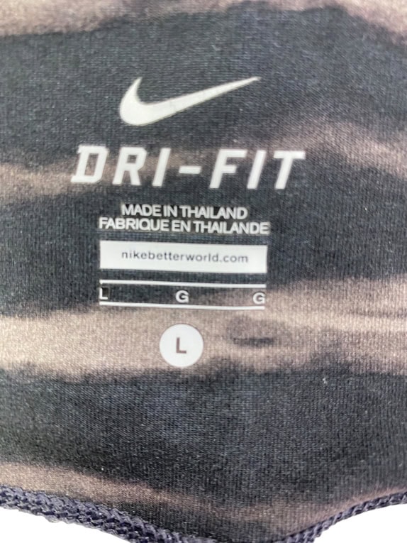 NIKE LEGGINGS DRI-FIT TIGER PRINT BLACK / GREY WOMEN'S L