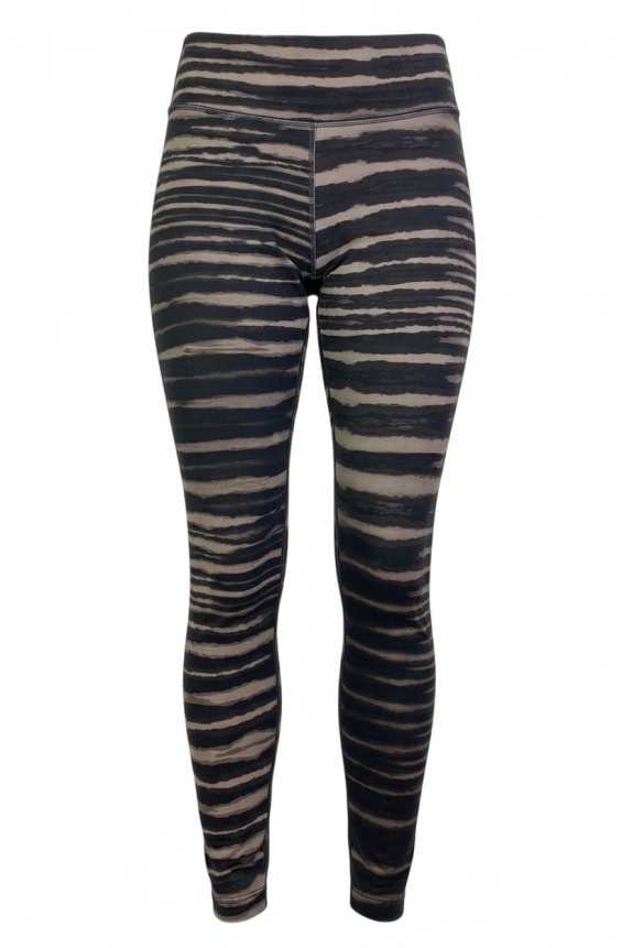 NIKE LEGGINGS DRI-FIT TIGER PRINT BLACK / GREY WOMEN'S L