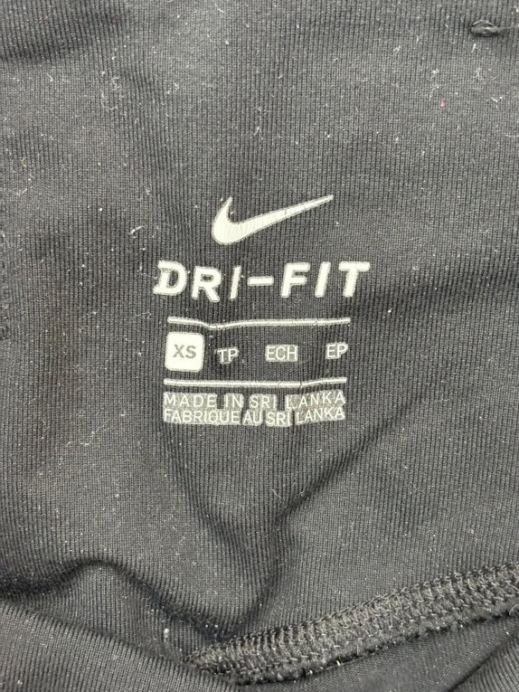 NIKE LEGGINGS SPORTSWEAR BLACK WOMENS PRE OWNED