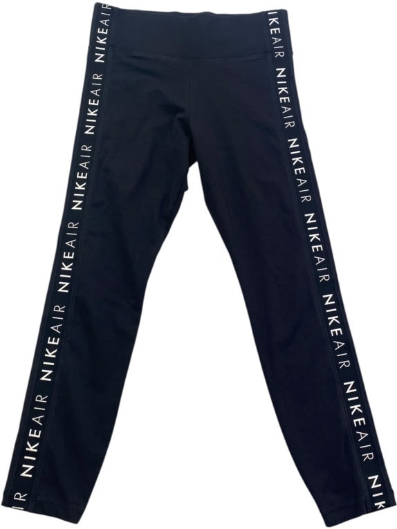 NIKE LEGGINGS SPORTSWEAR BLACK WOMENS PRE OWNED M