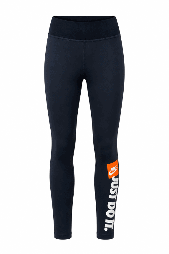NIKE LEGGINGS SPORTSWEAR BLACK WOMEN PRE OWNED S