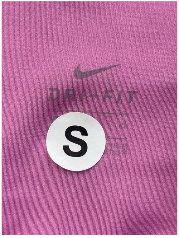 NIKE LEGGINGS SPORTSWEAR BORDEAUX ROSA NERO DONNA PRE OWNED S