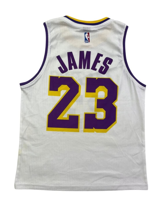 NIKE Lakers Basketball Jersey NBA Logo Λευκό Ανδρικό M