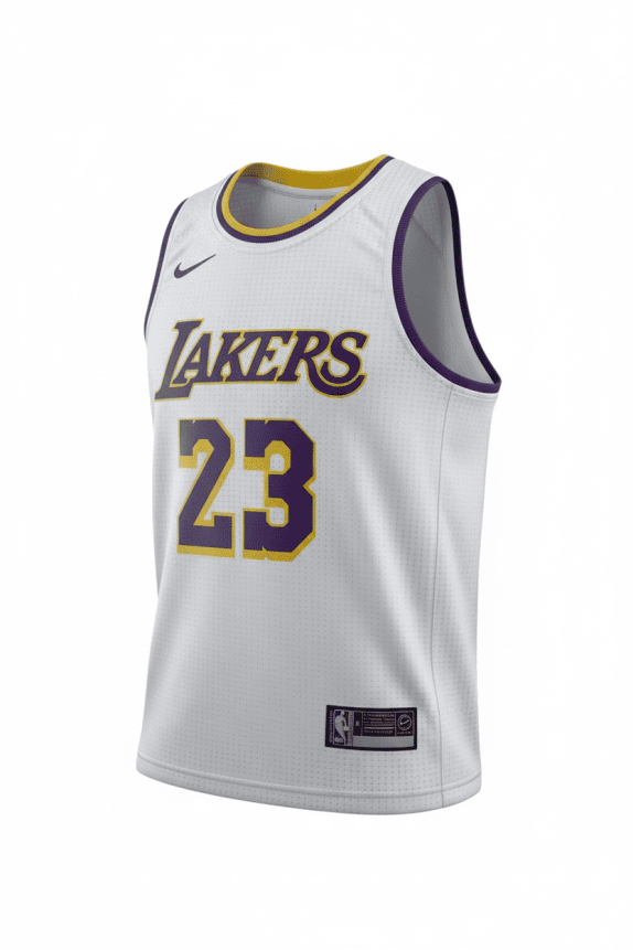 NIKE Lakers Basketball Jersey NBA Logo Λευκό Ανδρικό M