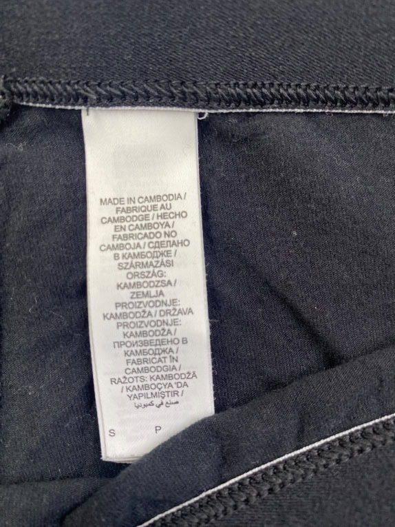 NIKE Leggings Sport Μεγάλο Λογότυπο Μαύρο Γυναικείο S