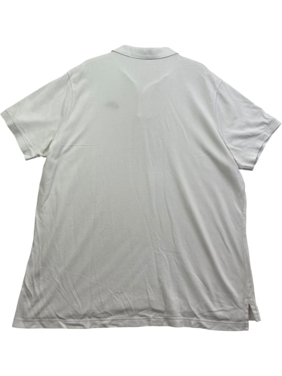 Nike Polo Shirt Bianco Basic Logo in Cotone Taglia XXL