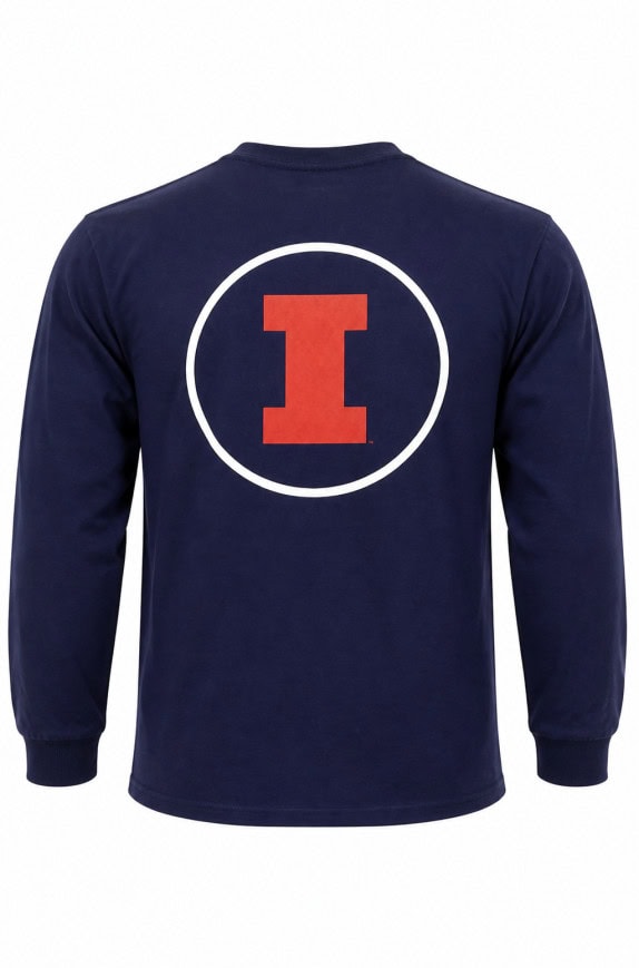 NIKE MAGLIA A MANICHE LUNGHE GRAPHIC MINIMAL NAVY UOMO PRE OWNED S