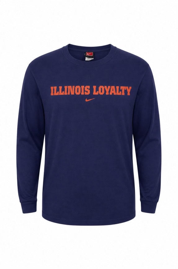 NIKE LONG SLEEVE GRAPHIC TEE MINIMAL NAVY ΑΝΤΡΙΚΟ PRE OWNED S