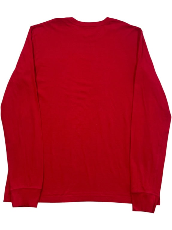 NIKE LONG SLEEVE TEE SPORT RED MENS PRE OWNED M
