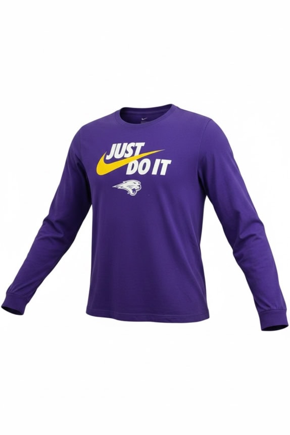 NIKE ΜΑΚΡΥΜΑΝΙΚΗ ΜΠΛΟΥΖΑ JUST DO IT LOGO ΜΩΒ UNISEX S