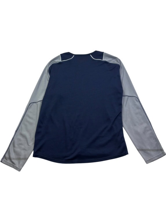 NIKE ΜΑΚΡΥΜΑΝΙΚΗ ΜΠΛΟΥΖΑ SPORTSWEAR NAVY ΓΚΡΙ ΑΝΤΡΙΚΟ PRE OWNED M