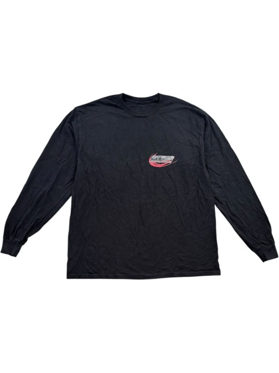 NIKE ΜΑΚΡΥΜΑΝΙΚΟ T SHIRT GRAPHIC ΜΑΥΡΟ ΑΝΤΡΙΚΟ PRE OWNED