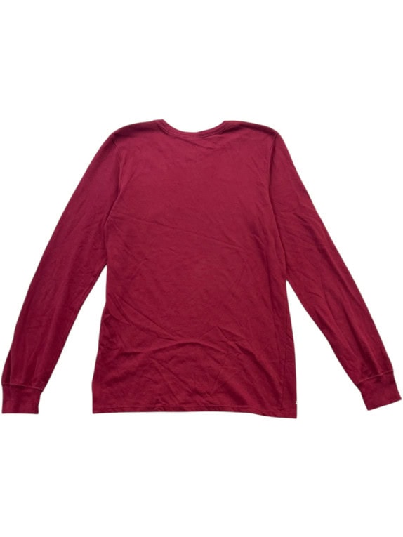 NIKE LONG SLEEVE T SHIRT SPORTSWEAR BURGUNDY MENS PRE OWNED M